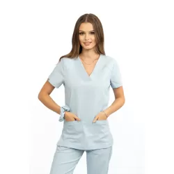 Bluzka medyczna SCRUBS MEDI TEDDY  - COSTA BABY BLUE